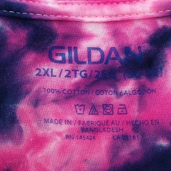 Tie Dye S/S T-Shirt 2XL - Picture 4 of 4